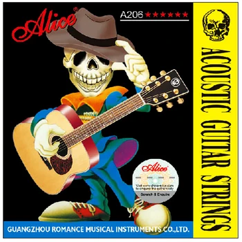5 stanovuje Alice Akustické Gitarové Struny A206 Série Professional Gitarové Struny na Gitaru Príslušenstvo časť