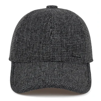 Kvalitnú módu na jeseň a zimu zahustiť šiltovku vonkajšie bavlna vetru teplý klobúk chrániče sluchu čiapky staré klobúky