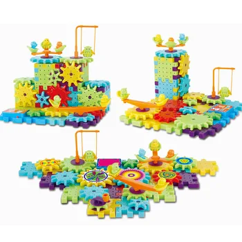 81 Ks Plastových Elektrických zariadení 3D Puzzle Stavebné Súpravy Tehly Vzdelávacie Hračky Pre Deti, Deti Darčeky M09
