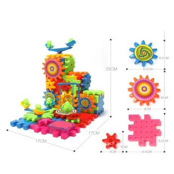 81 Ks Plastových Elektrických zariadení 3D Puzzle Stavebné Súpravy Tehly Vzdelávacie Hračky Pre Deti, Deti Darčeky M09