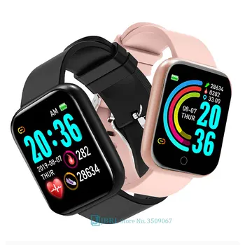Smart Hodinky Srdcovej frekvencie Fitness Tracker Inteligentný Náramok Športové Hodinky Smart Kapela Nepremokavé Smartwatch pre Android iOS Ženy Muži