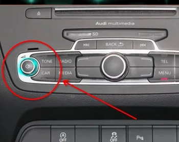 Pre Audi Q3 A1 rádio spínač MMI gombík hlasitosti tlačidlo multimediálna navigácia nastavenie prepínača
