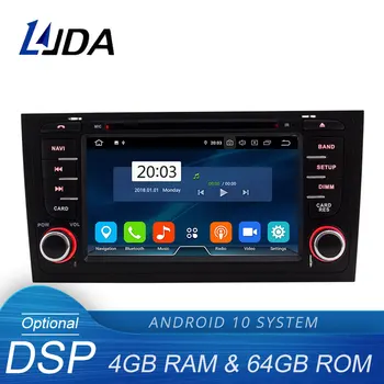 LJDA 2 din autorádia GPS Navigácia, Auto DVD Prehrávač Pre AUDI A6 RS6 1997-2004 S6 1997 Multimediálne Auto Aadio 4g+64 g dsp Stereo ips