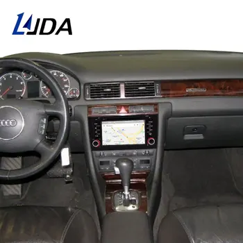 LJDA 2 din autorádia GPS Navigácia, Auto DVD Prehrávač Pre AUDI A6 RS6 1997-2004 S6 1997 Multimediálne Auto Aadio 4g+64 g dsp Stereo ips