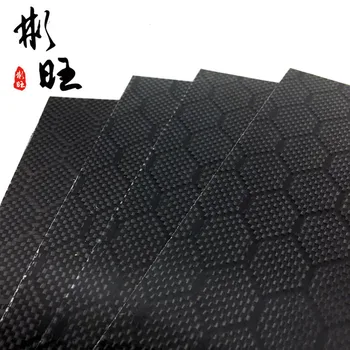 3 k karbónová platňa vysokú tvrdosť kompozitných materiálov ,pure black carbon fiber,hexagon tvar,jasný a čistý povrch