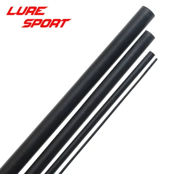 LureSport 2sets 2.1 m 2,4 m 2.7 m 3 m 4 sekcie Matt Black Cestovných Rybársky Uhlíka, ktoré sú prázdne M Power Rod stavebná Zložka Opravy urob si sám