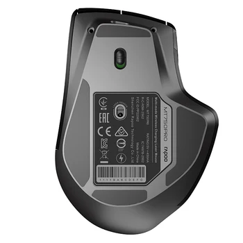 Pôvodné Rapoo MT750 Pro Rechareable Wireless Mouse Bluetooh Myši Voľne Prepínať Medzi Bt 4.0/3.0 a RF 2.4 G až 4 Zariadenia