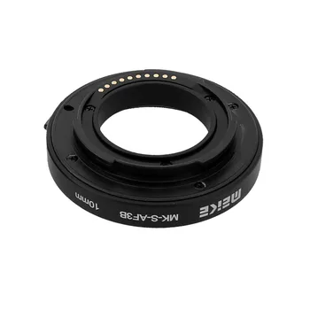 Meike MK-S-AF3-B Plast Predĺženie Trubky v Blízkosti Výstrel Adaptér Krúžok Objektívu pre Automatické Zaostrenie Sony NEX Micro DSLR 10 mm 16 mm E-Mount Kamery