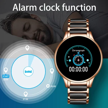 LIGE Luxusné Keramické Popruh Smart Hodinky Mužov Nepremokavé Športové Fitness Tracker Pre Android a ios Reloj inteligente smart hodinky Ženy