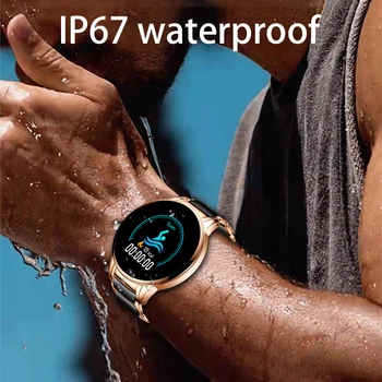 LIGE Luxusné Keramické Popruh Smart Hodinky Mužov Nepremokavé Športové Fitness Tracker Pre Android a ios Reloj inteligente smart hodinky Ženy
