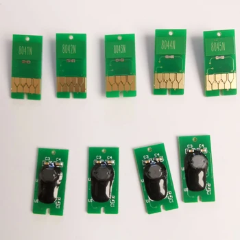 9 farba resettable čip pre epson surecolor P6000 P8000 atramentových zásobníkov môže byť resetted o žetóny resetter