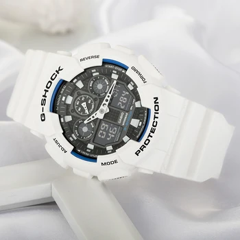 Casio hodinky G-SHOCK športové nepremokavé veľké dial pánske hodinky GA-100B-7A