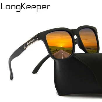 2020 Nové Módne Námestie Polarizované slnečné Okuliare UV400 pánske Okuliare Classic Retro Dizajn Značky Muž Jazdy Eyeware Gafas De sol