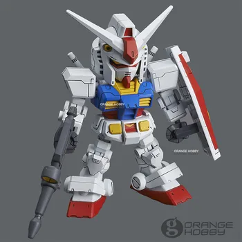 Bandai SD CS Kríž Siluetu Rám RX-78-2 Gundam w/SD Rám a CS Rám Mobile Suit Montáž Model Súpravy