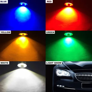 ANMINGPU 2x 5W bez Chýb LED Angel Eyes Marker Žiarovka pre BMW E39 E53 E60 E61 E63 E65 E87 X3 X5 X7 LED HALO Krúžok Žiarovky