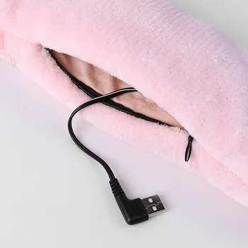 USB nabíjanie U Shape Elektrické Späť Krku Ramenný Telo Masážneho Vyhrievané Miesenie Auto/Home Massagem Elektrické Šatka pre ženy muži