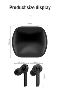 TWS Bluetooth V5.0 Slúchadlá s Nabíjanie Box Bezdrôtové Slúchadlá 9D Stereo Športové Vodotesné Slúchadlá Slúchadlá S Mikrofónom